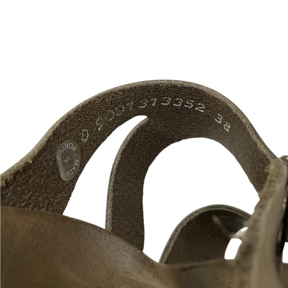 MEPHISTO HANNEL SANDALS WARM GREY VELOUR Size 38 - Picture 9 of 13